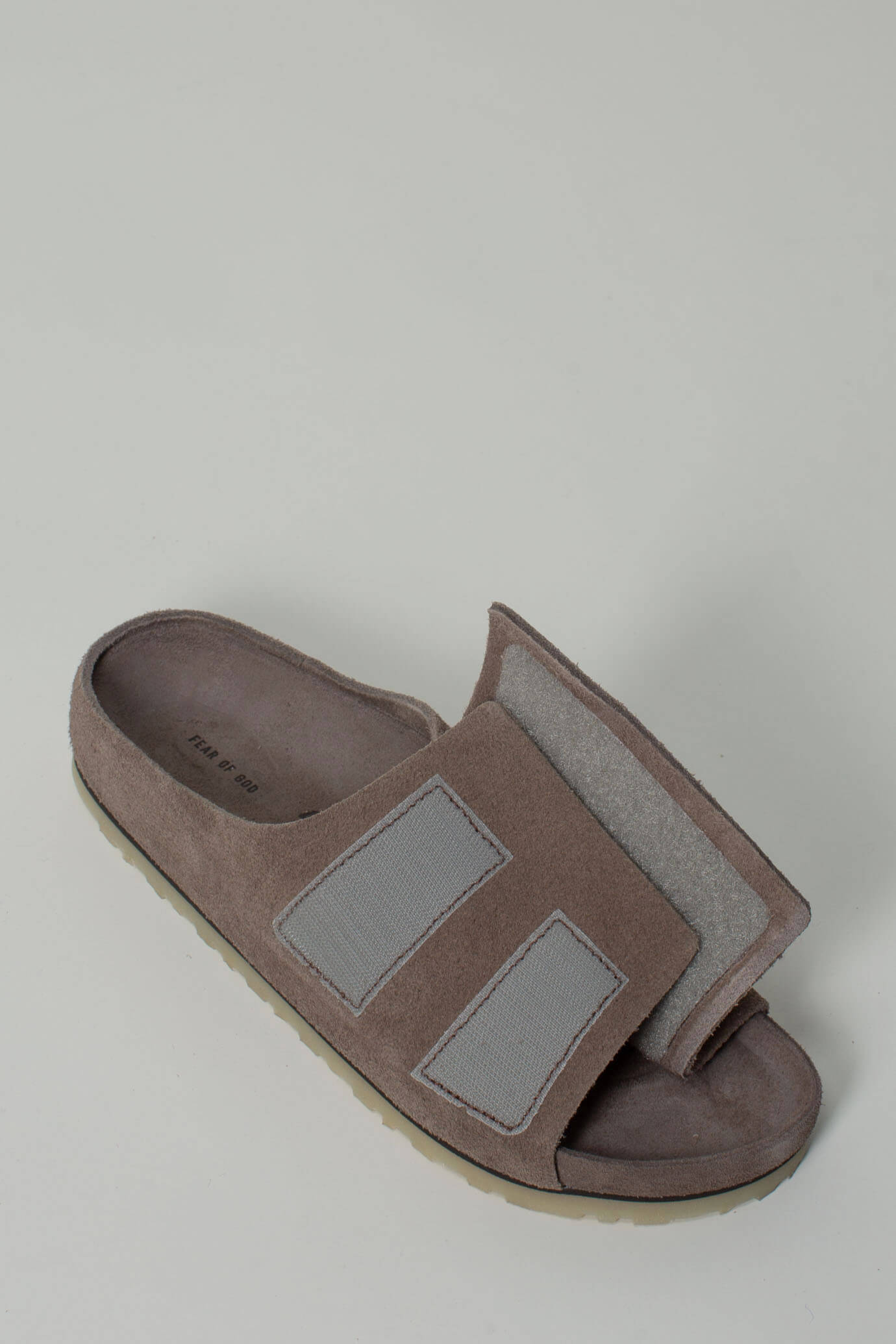 Birkenstock x Fear of God Los Feliz VL Taupe EXQ Men Sandals & Slides Brown in size:42