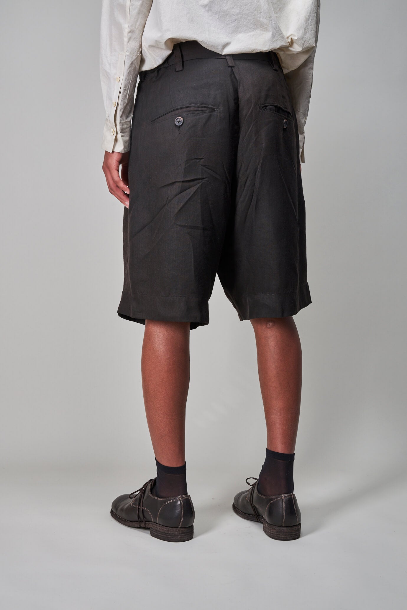 Wide Bermuda Shorts, brown