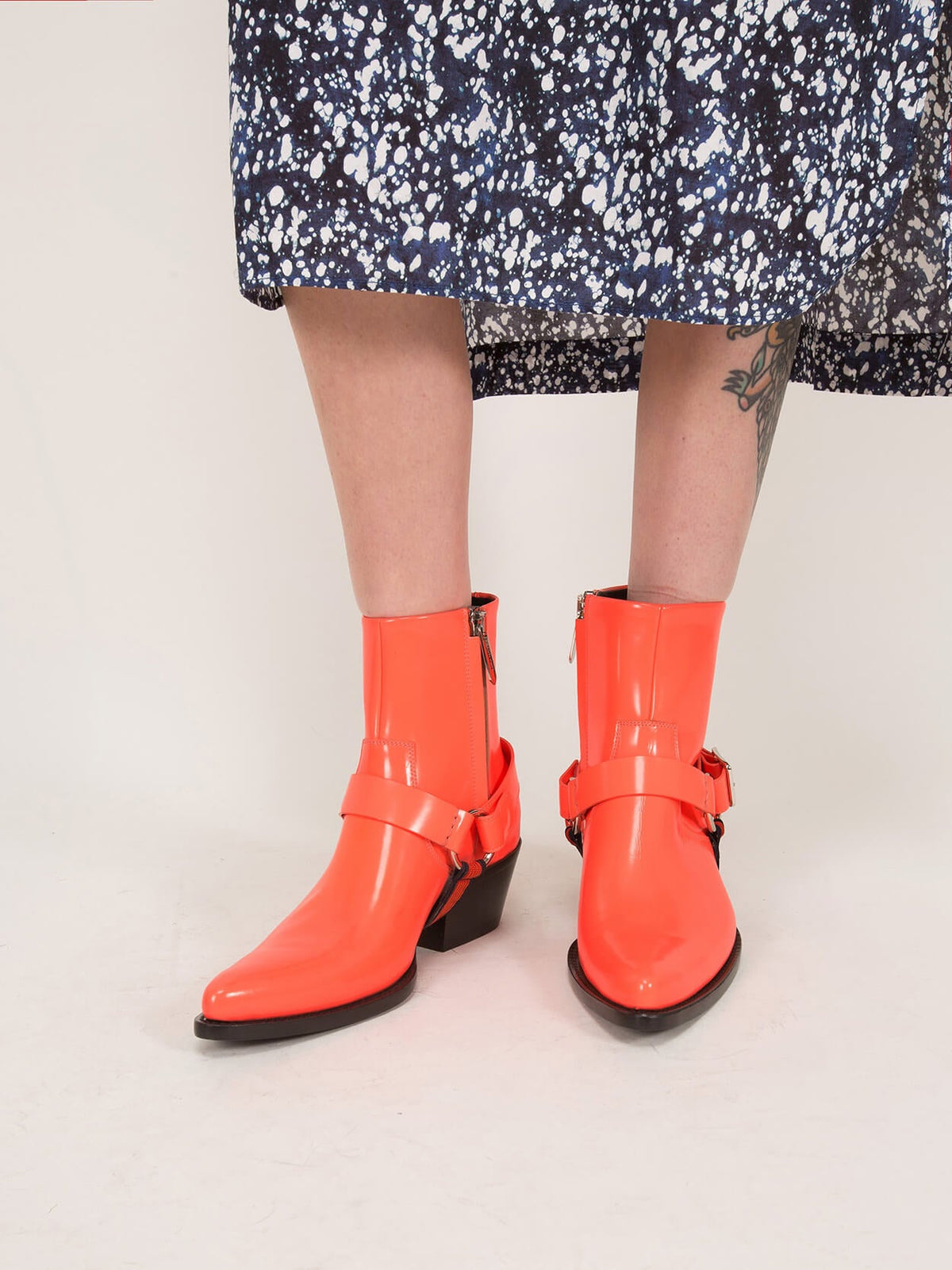 Calvin Klein 205W39NYC - Tex Harness Spazzolato Boots - LABELS