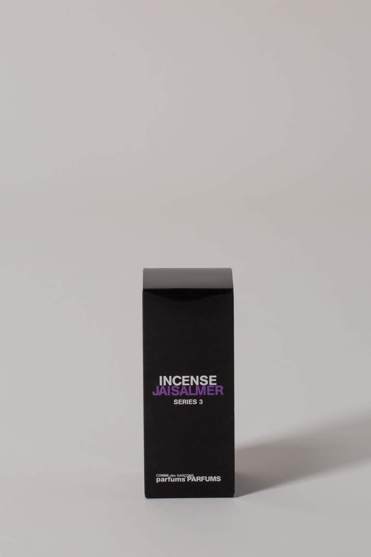 Incense Series 3 Jaisalmer perfume bottle closeup by Comme des Garçons Parfums