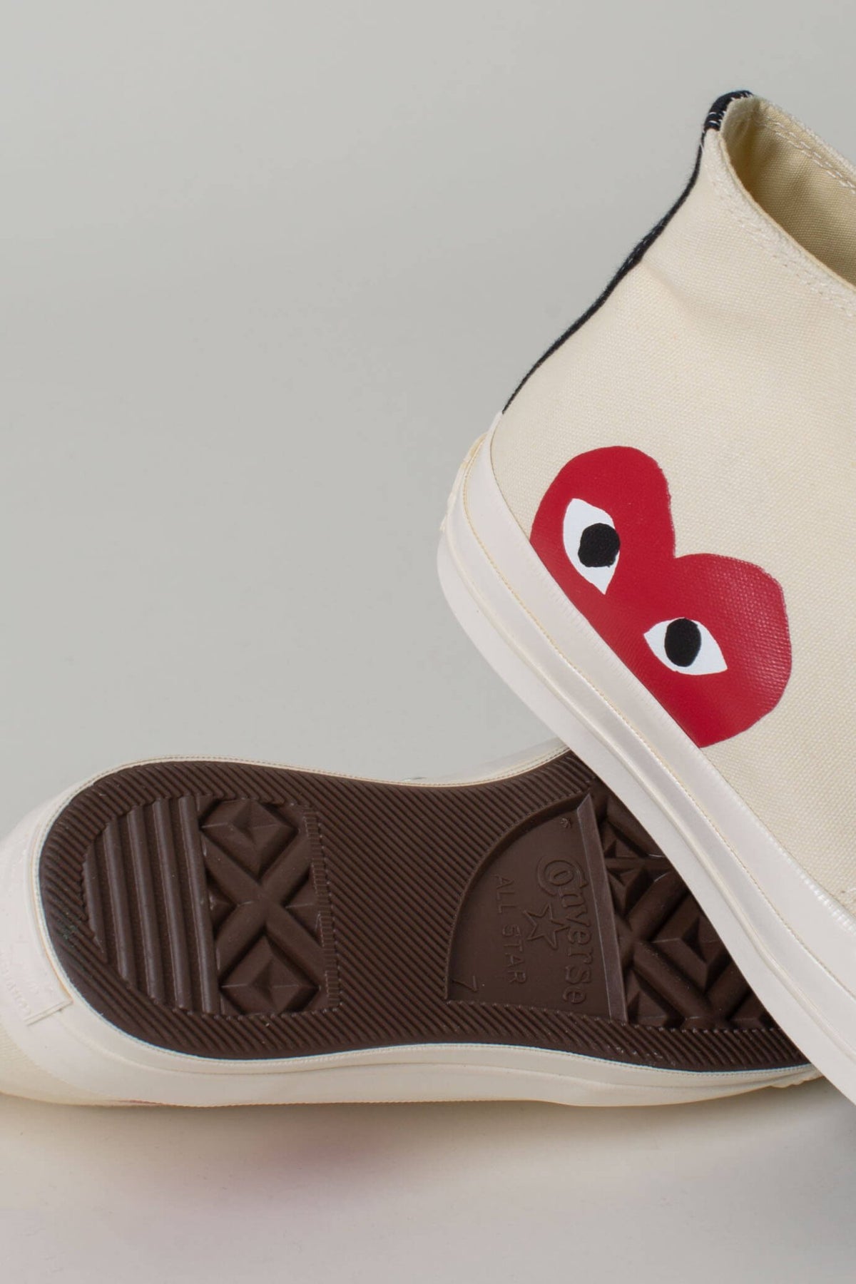 Comme des Garçons PLAY CONVERSE - Converse CDG Play High - LABELS