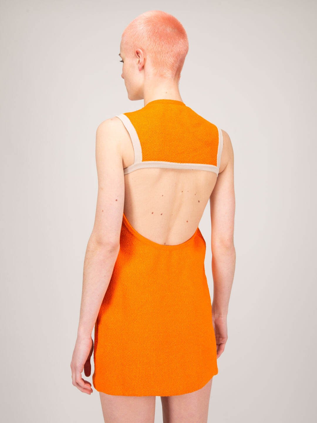 orange jacquemus dress Jacquemus La Robe Manosque Tiered Maxi Dress Orange Size AU 8