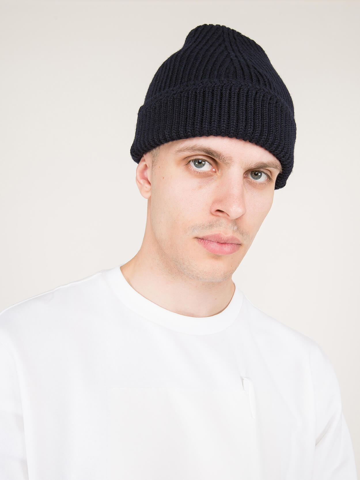 Maison Margiela - Knitted Headwear navy - LABELS