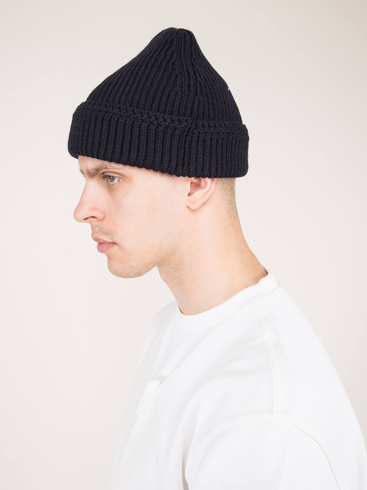 Maison Margiela - Knitted Headwear navy - LABELS