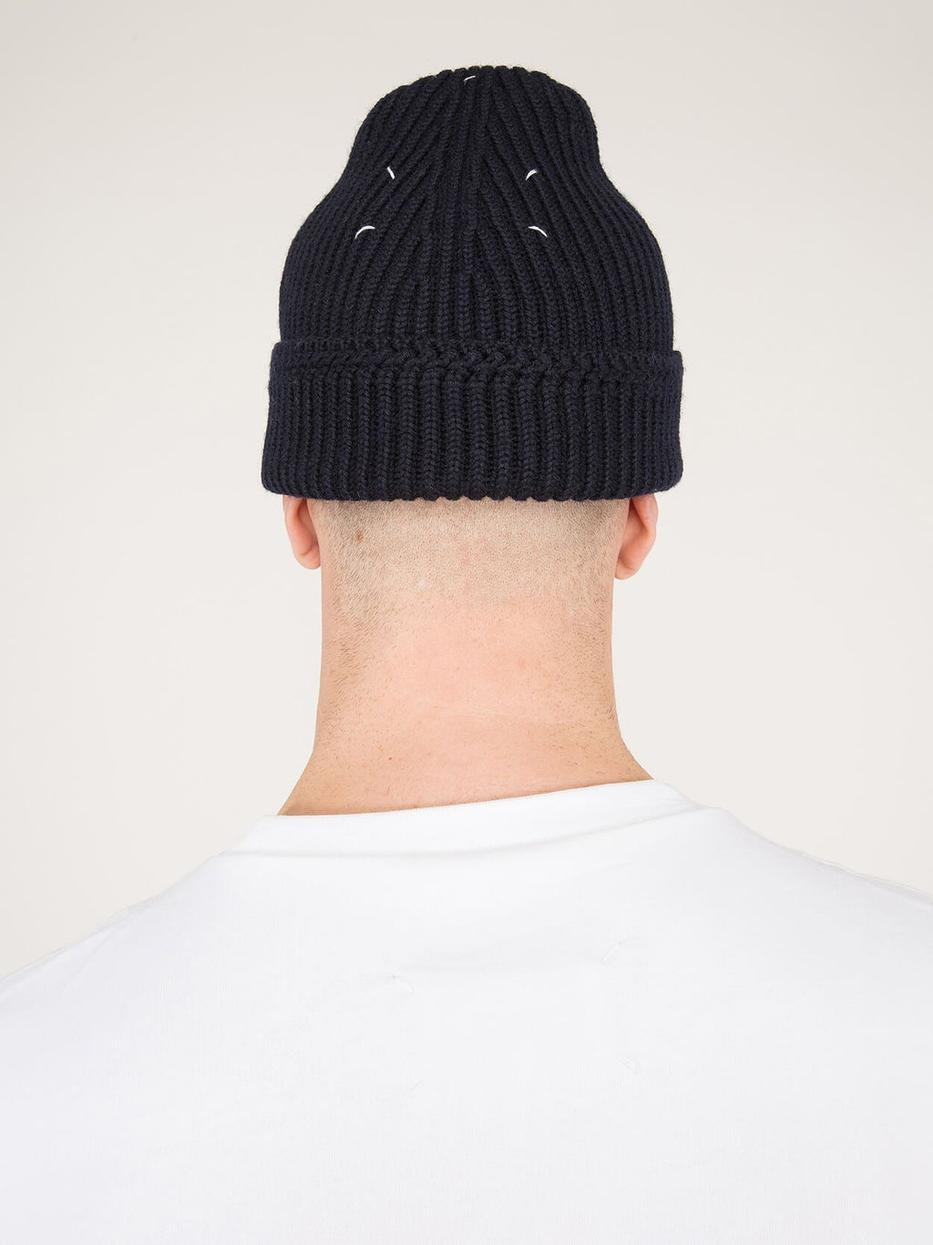 Maison Margiela - Knitted Headwear navy - LABELS