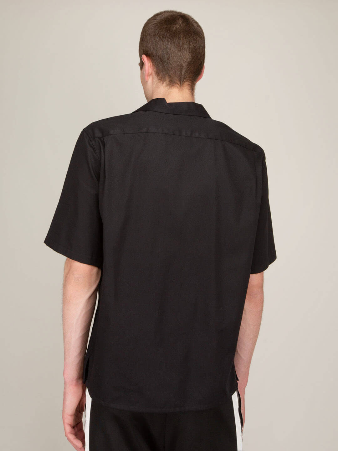 Logo Tape Shortsleeve Shirt black