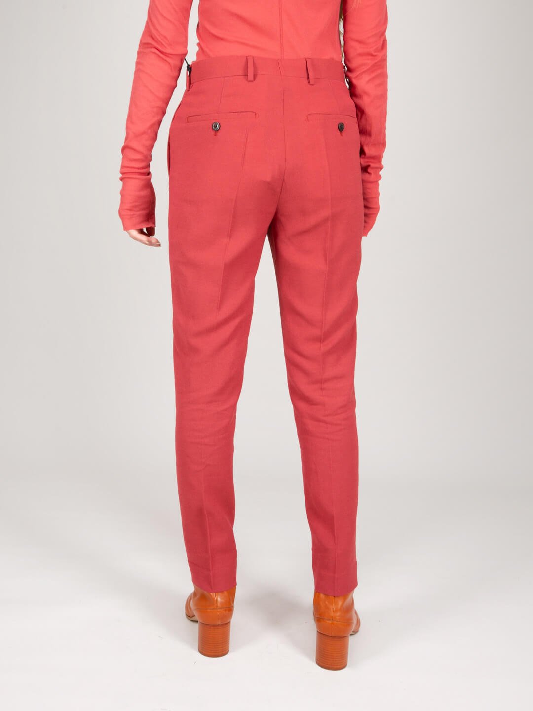 Rick Owens - Pantaloni Austin carnelian - LABELS