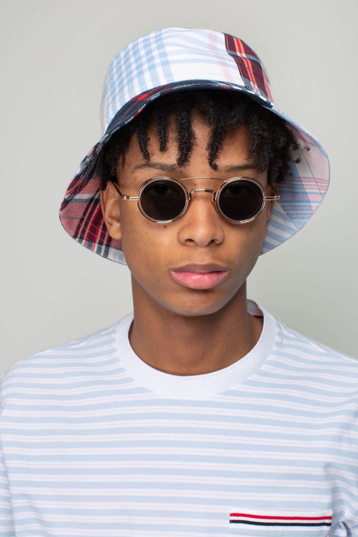 Thom Browne - Quartered Funmix Bucket Hat - LABELS